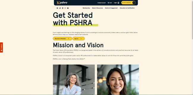 PSHRA Member Site