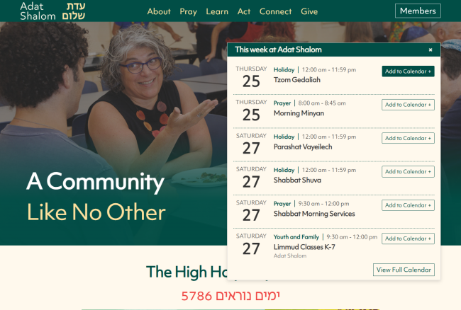 Adat Shalom Reconstructionist Congregation